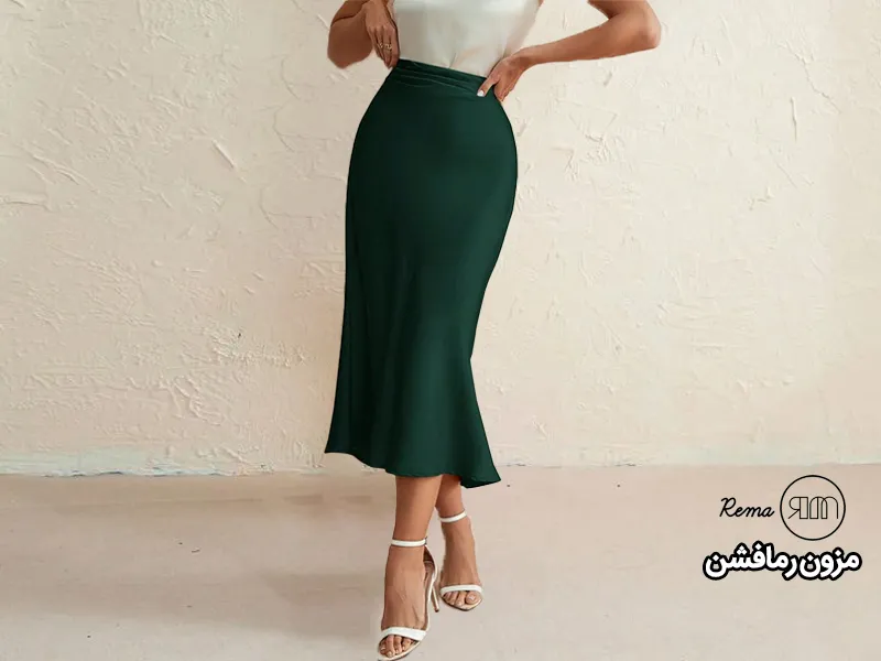 دامن با رنگ کله غازی