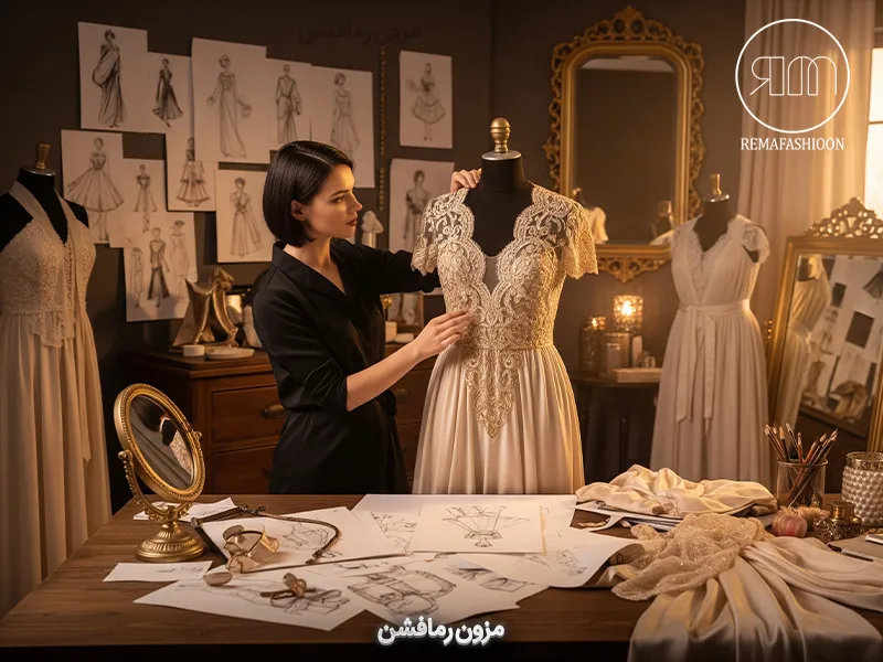 سفارش طراحی لباس شب و مجلسی
