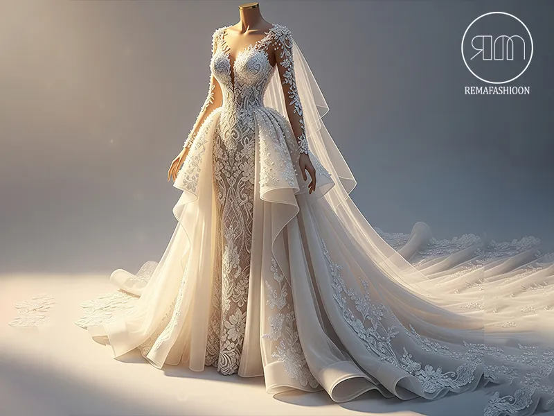 سفارش طراحی لباس عروس اختصاصی